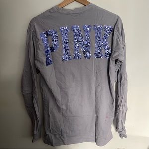 SOLD—Victoria’s Secret PINK lavender long sleeve tee
